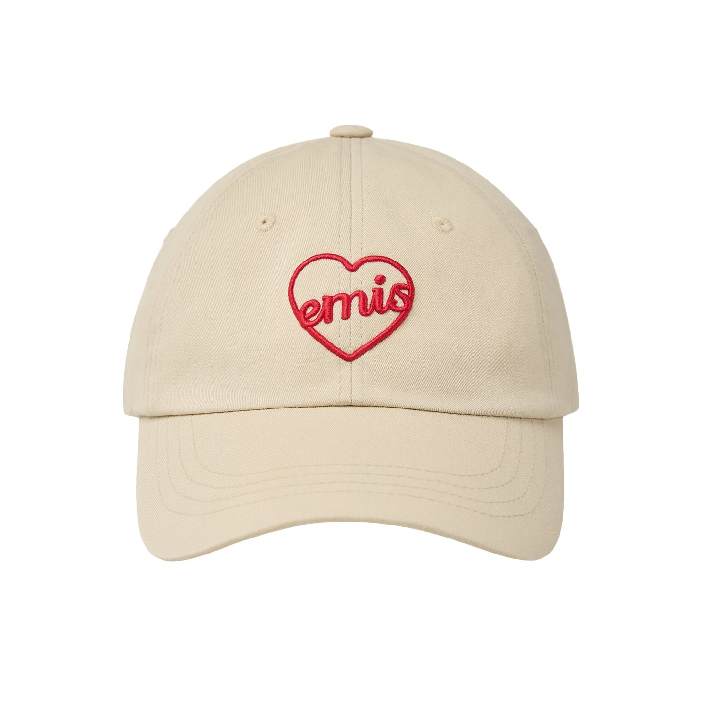 HEART BALL CAP-LIGHT BEIGE