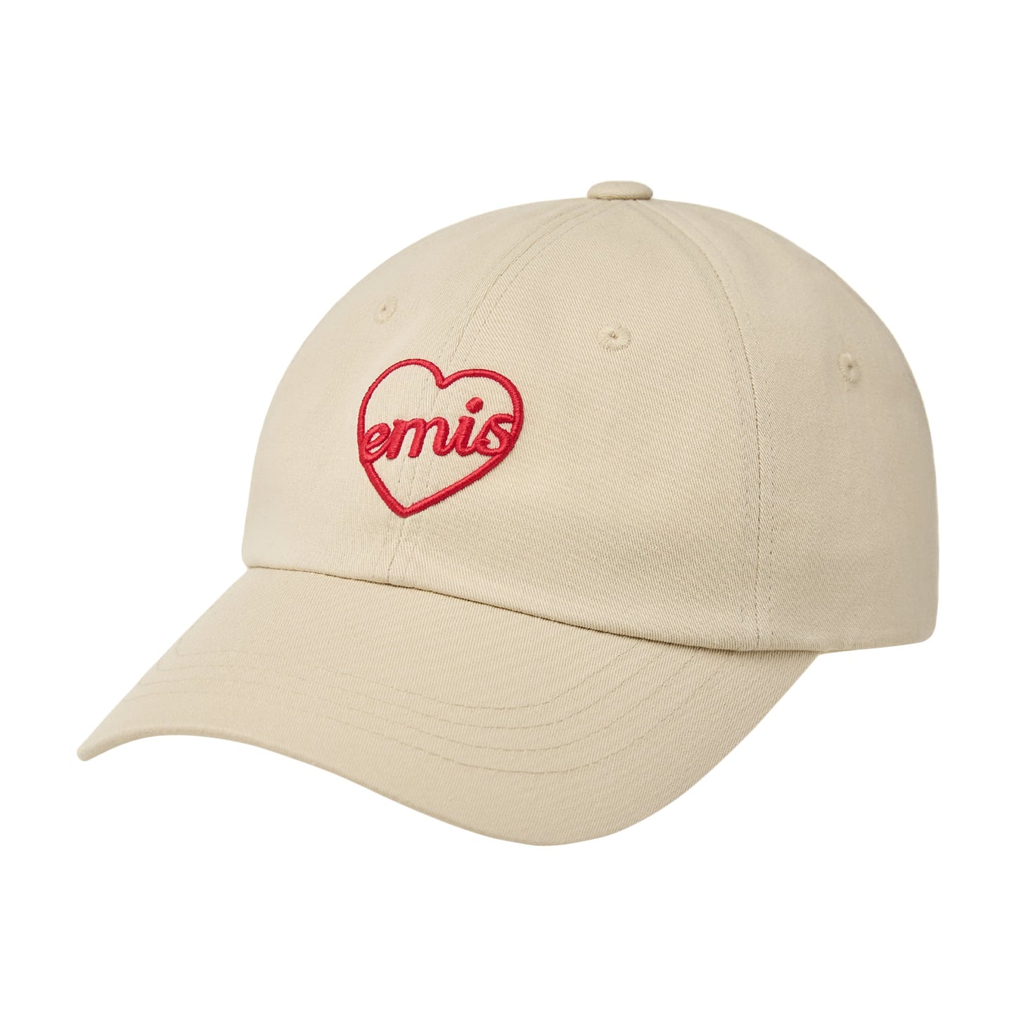 HEART BALL CAP-LIGHT BEIGE