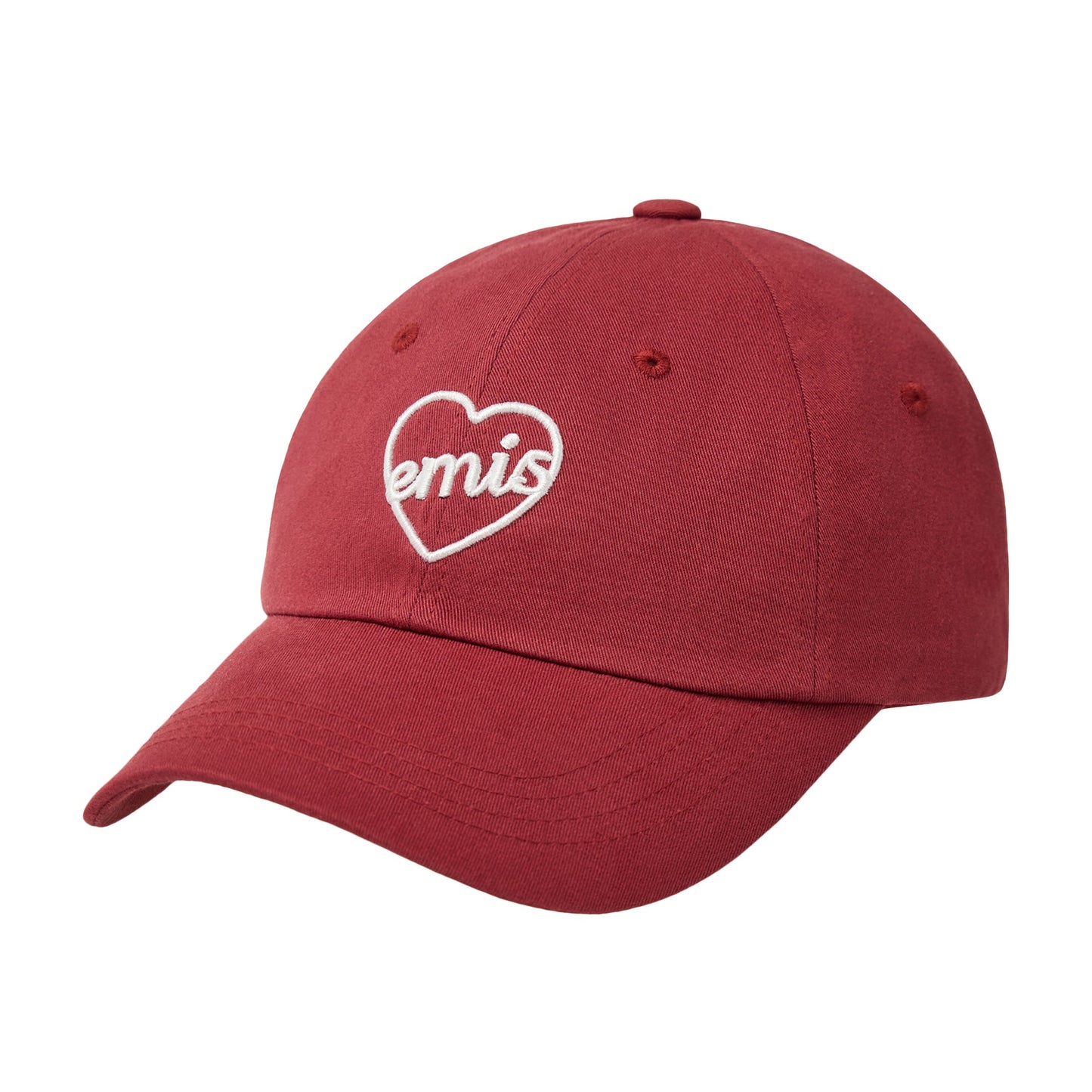 HEART BALL CAP-RED