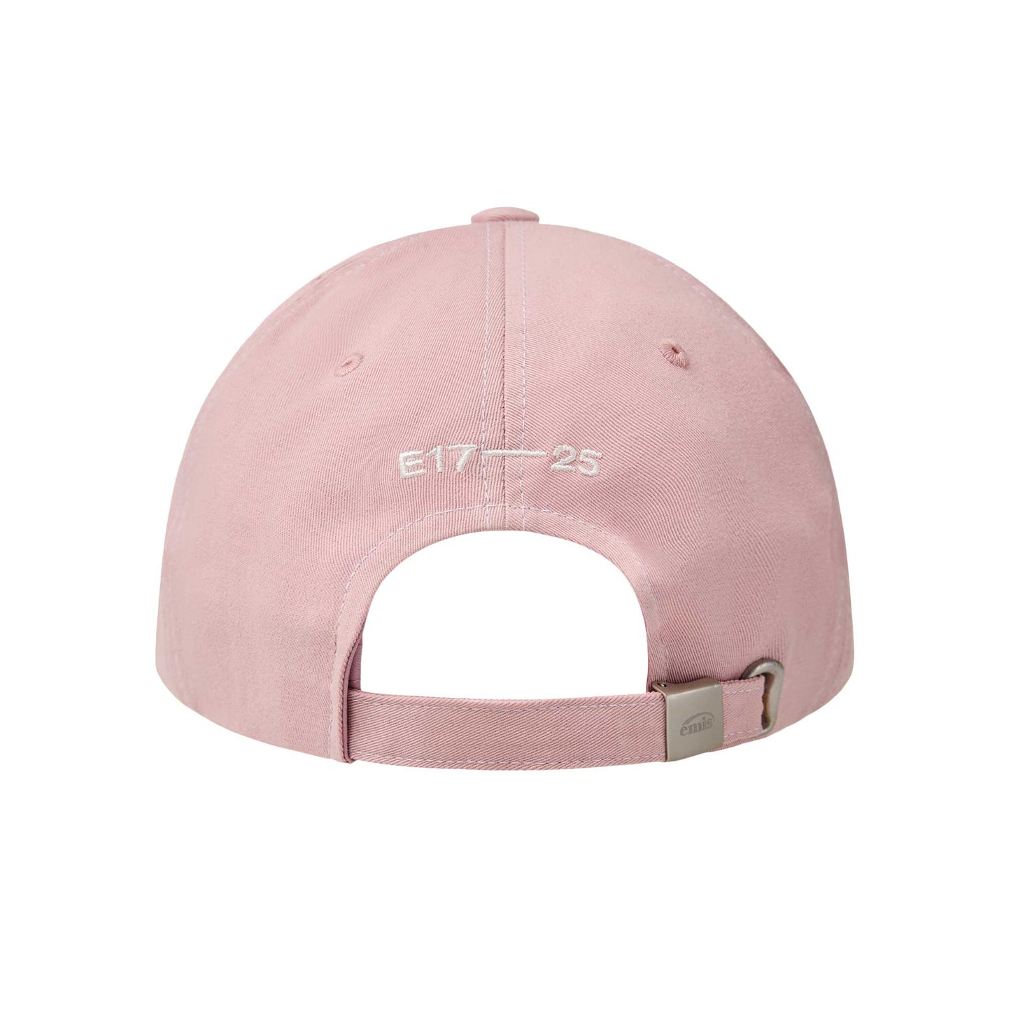 LETTERING LOGO WHITE STITCH BALL CAP-PINK
