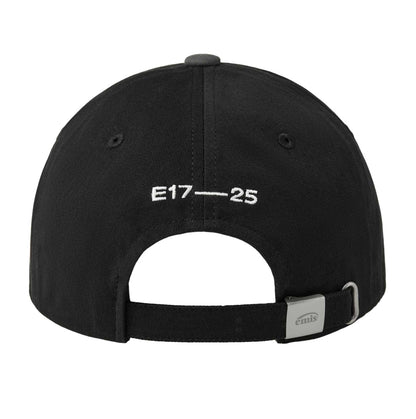HEART WAPPEN TONE ON TONE BALL CAP-BLACK