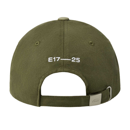 HEART WAPPEN TONE ON TONE BALL CAP-KHAKI