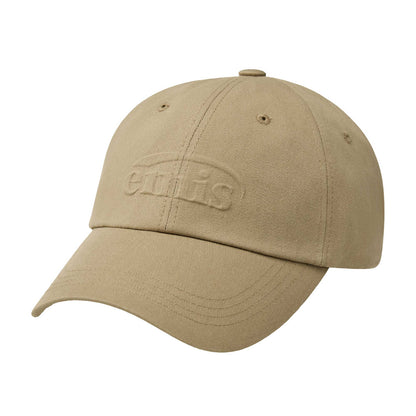 EMBOSSING LOGO BALL CAP-BEIGE