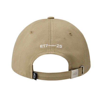 EMBOSSING LOGO BALL CAP-BEIGE