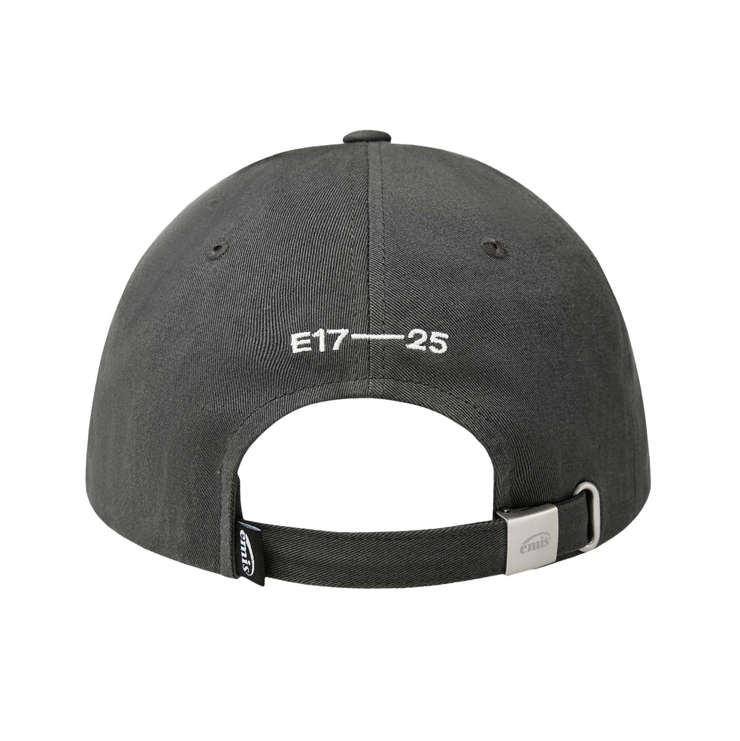 EMBOSSING LOGO BALL CAP-CHARCOAL