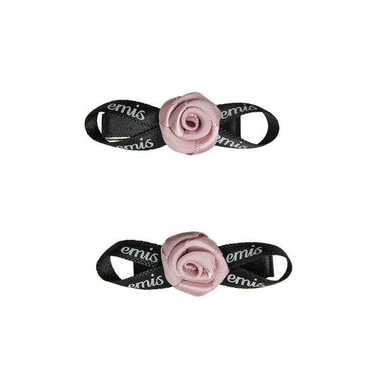 MINI CORSAGE HAIR CLIP-PINK