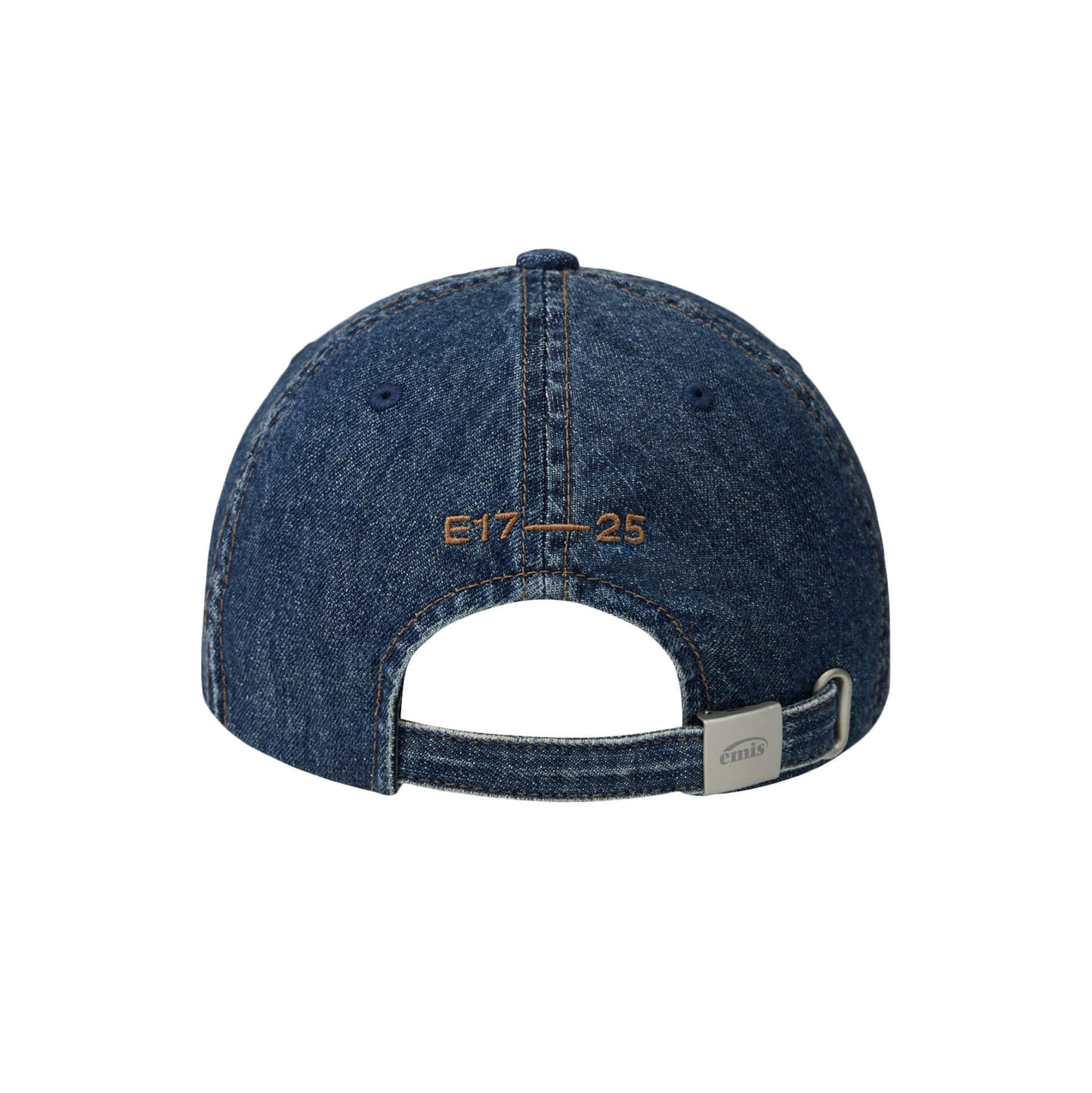 ONE TONE WASHED DENIM BALL CAP-BLUE DENIM