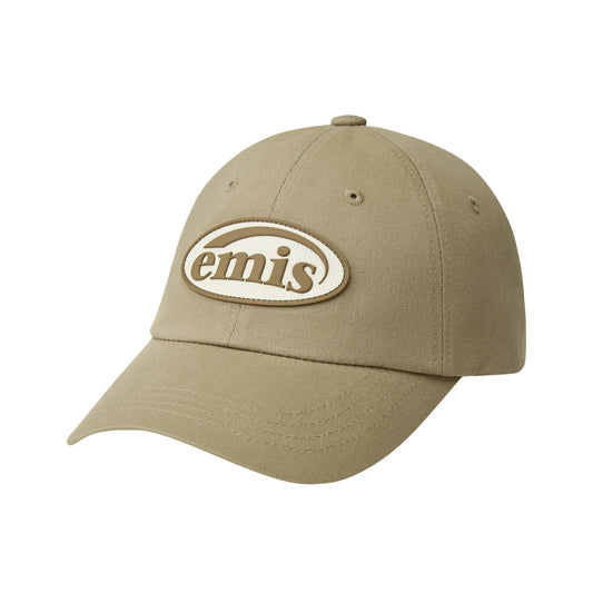 RUBBER PATCH BALL CAP-BEIGE