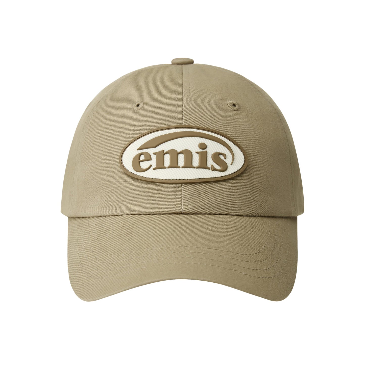 RUBBER PATCH BALL CAP-BEIGE