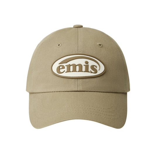 RUBBER PATCH BALL CAP-BEIGE