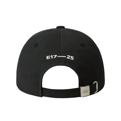 RUBBER PATCH BALL CAP-BLACK