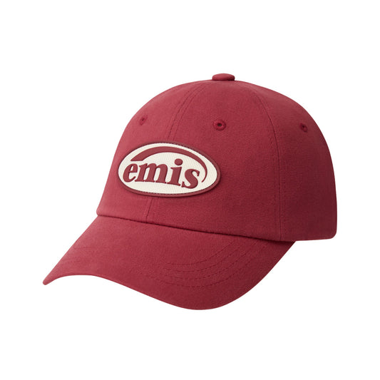RUBBER PATCH BALL CAP-RED