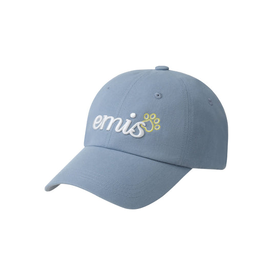 LETTERING LOGO BALL CAP-BLUE