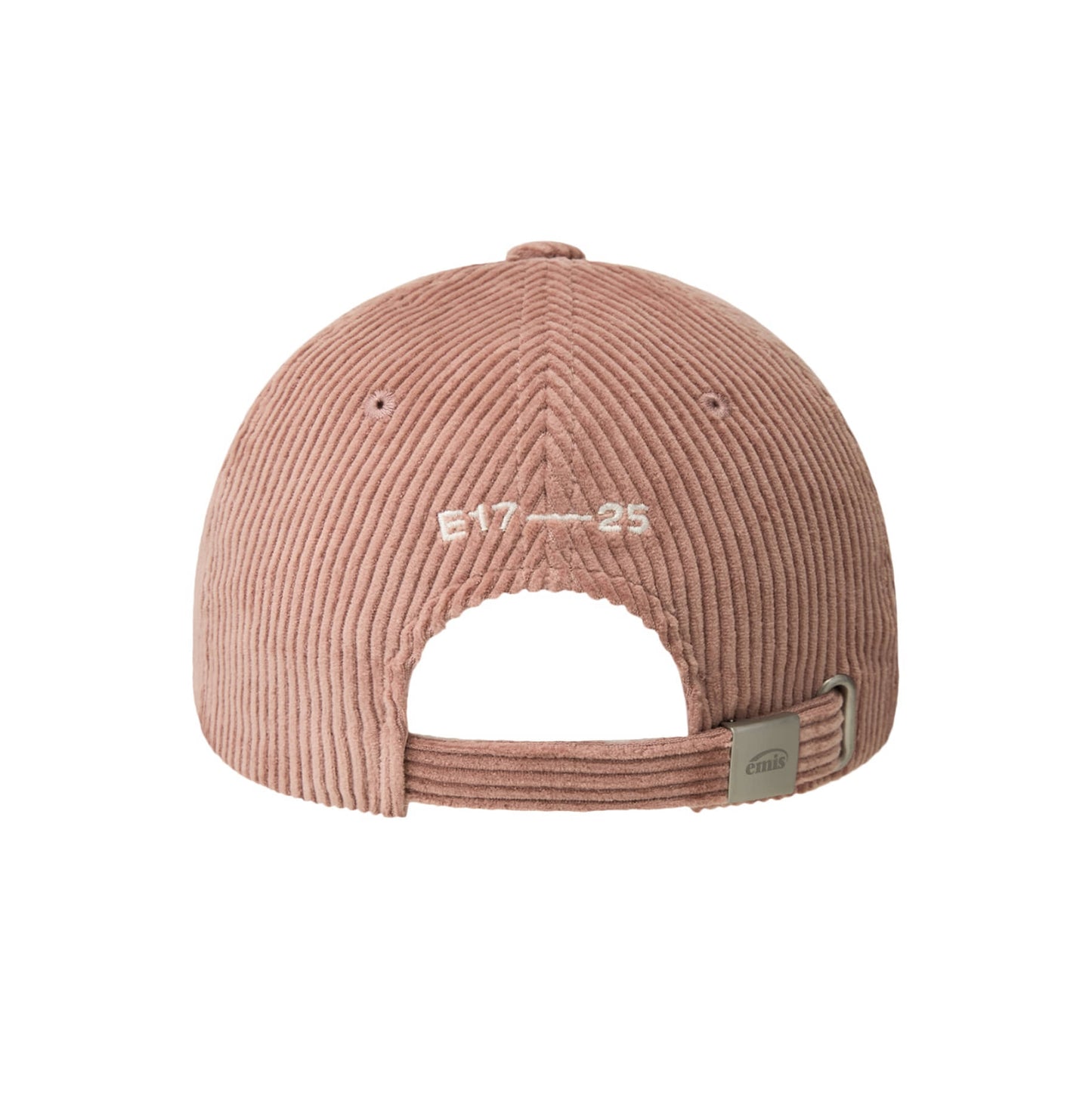 RUBBER PATCH CORDUROY BALL CAP-PINK
