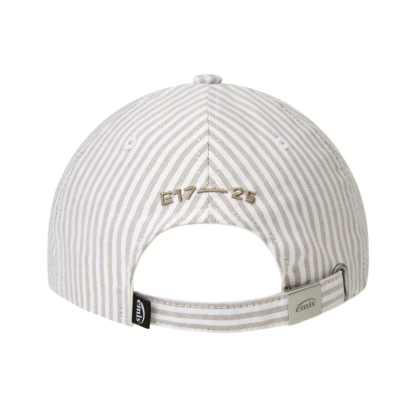 STRIPE BALL CAP-BEIGE