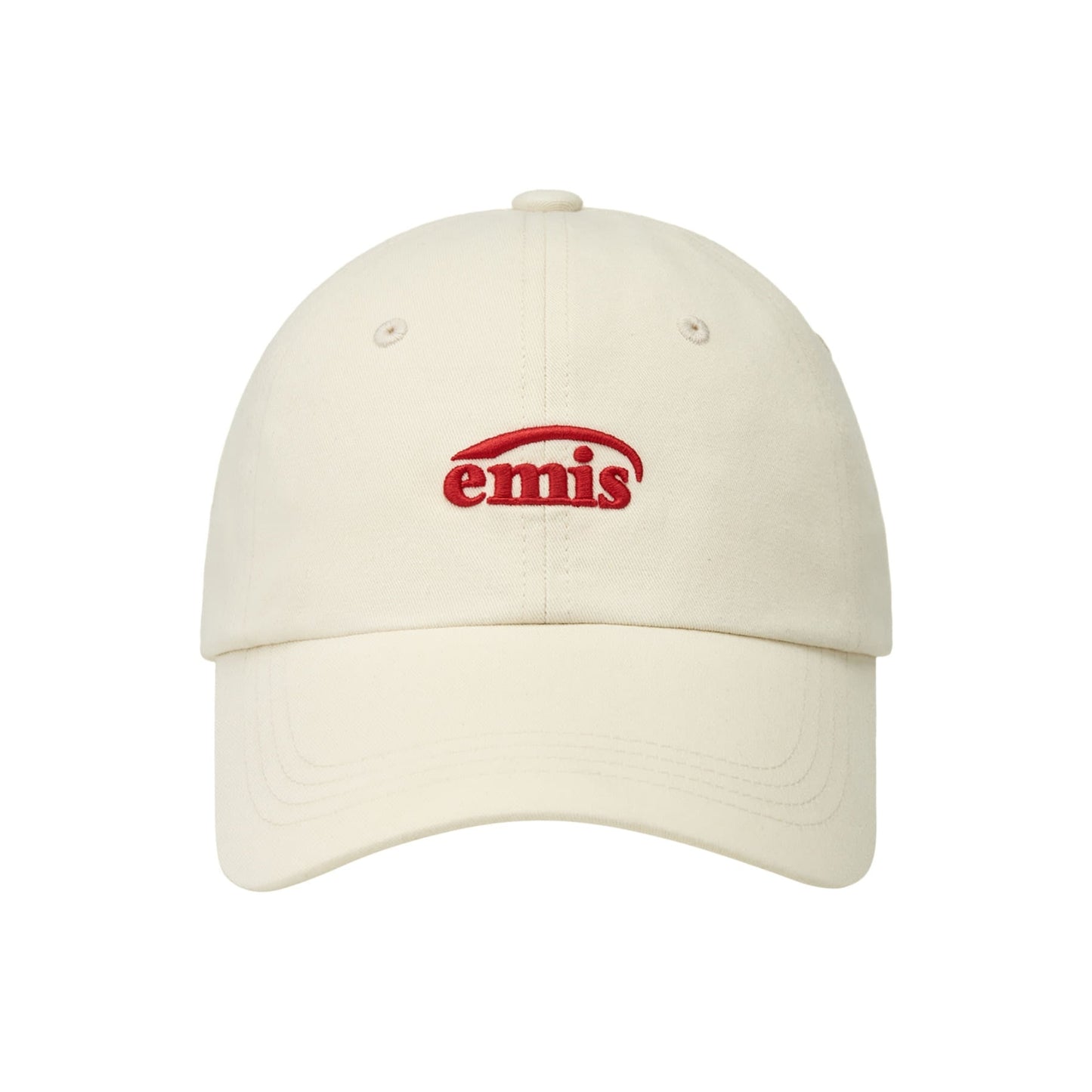 SMALL LOGO BALL CAP-CREAM