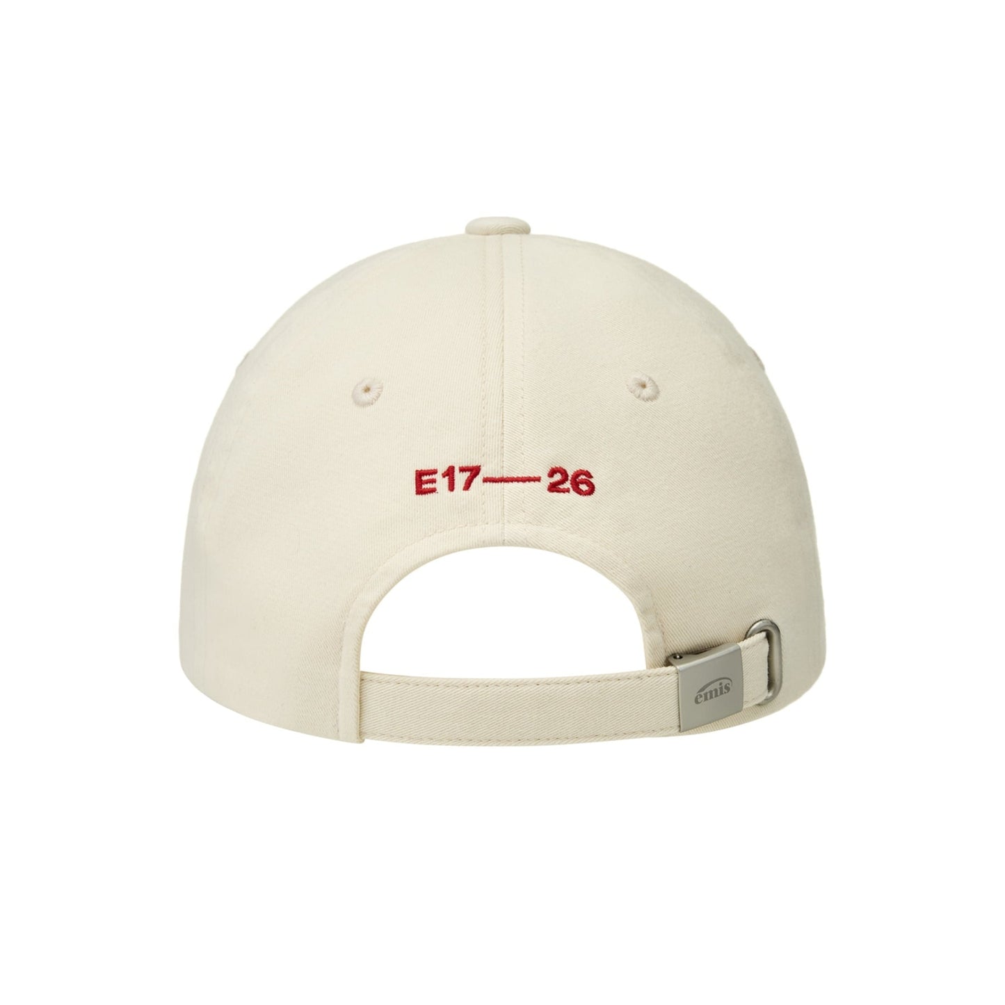 SMALL LOGO BALL CAP-CREAM