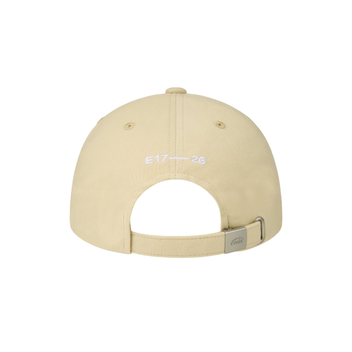 HEART RUBBER PATCH BALL CAP-BEIGE