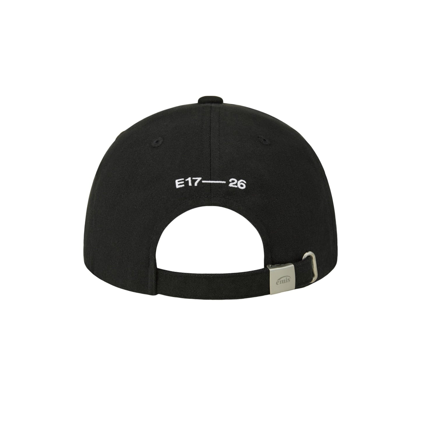 HEART RUBBER PATCH BALL CAP-BLACK