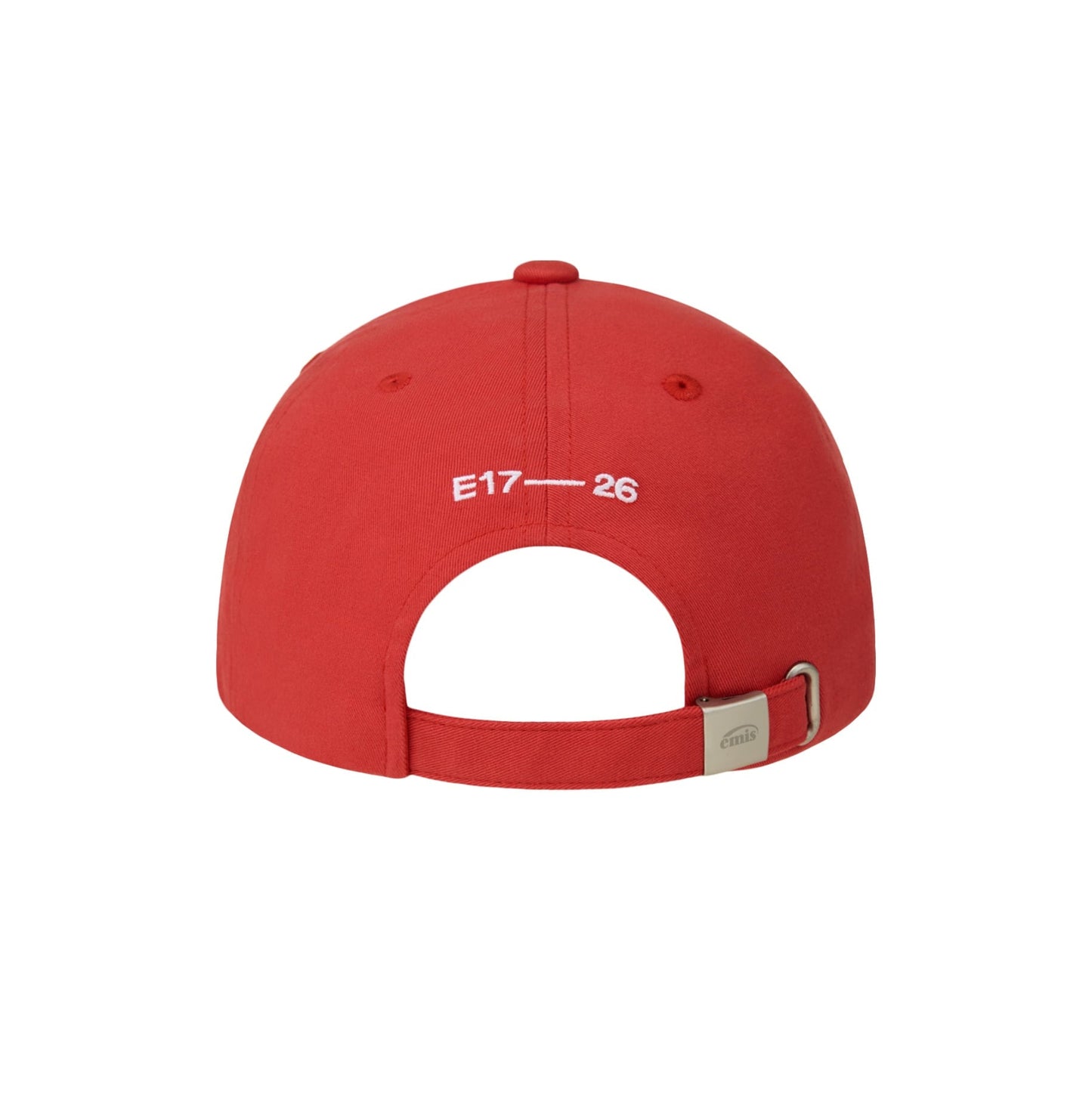 HEART RUBBER PATCH BALL CAP-RED