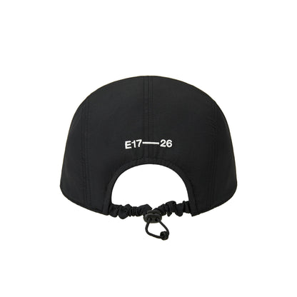 HEART RUBBER PATCH CAMP CAP-BLACK