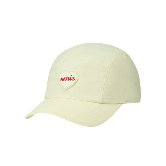 HEART RUBBER PATCH CAMP CAP-IVORY