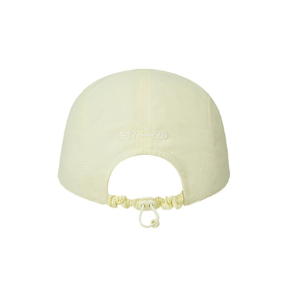 HEART RUBBER PATCH CAMP CAP-IVORY