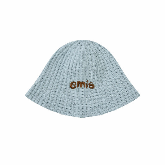 COASTAL WAFFLE KNIT BUCKET HAT