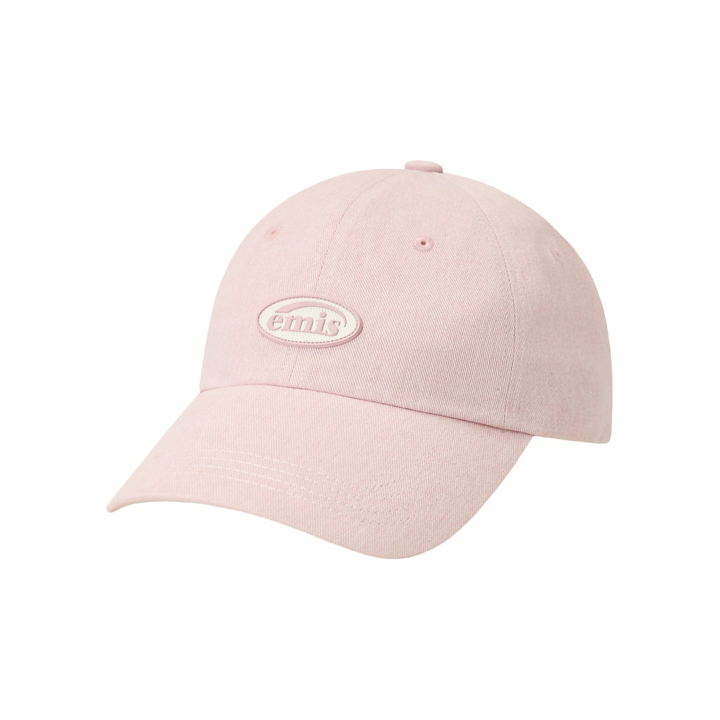 MINI RUBBER PATCH PIGMENT BALL CAP-BABY PINK