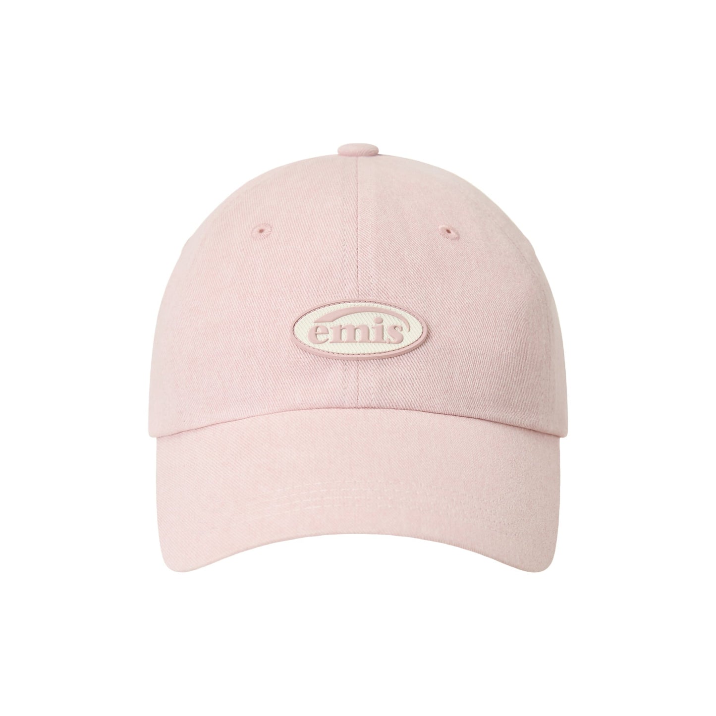 MINI RUBBER PATCH PIGMENT BALL CAP-BABY PINK