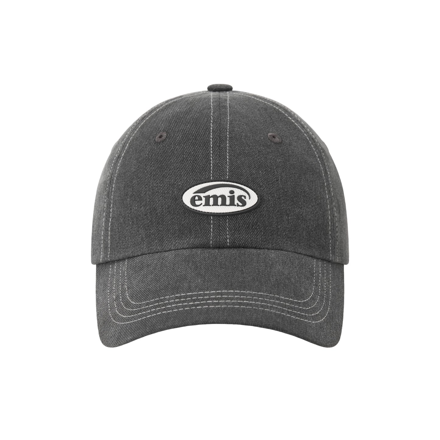 MINI RUBBER PATCH PIGMENT BALL CAP-BLACK