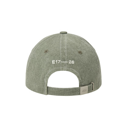 MINI RUBBER PATCH PIGMENT BALL CAP-OLIVE