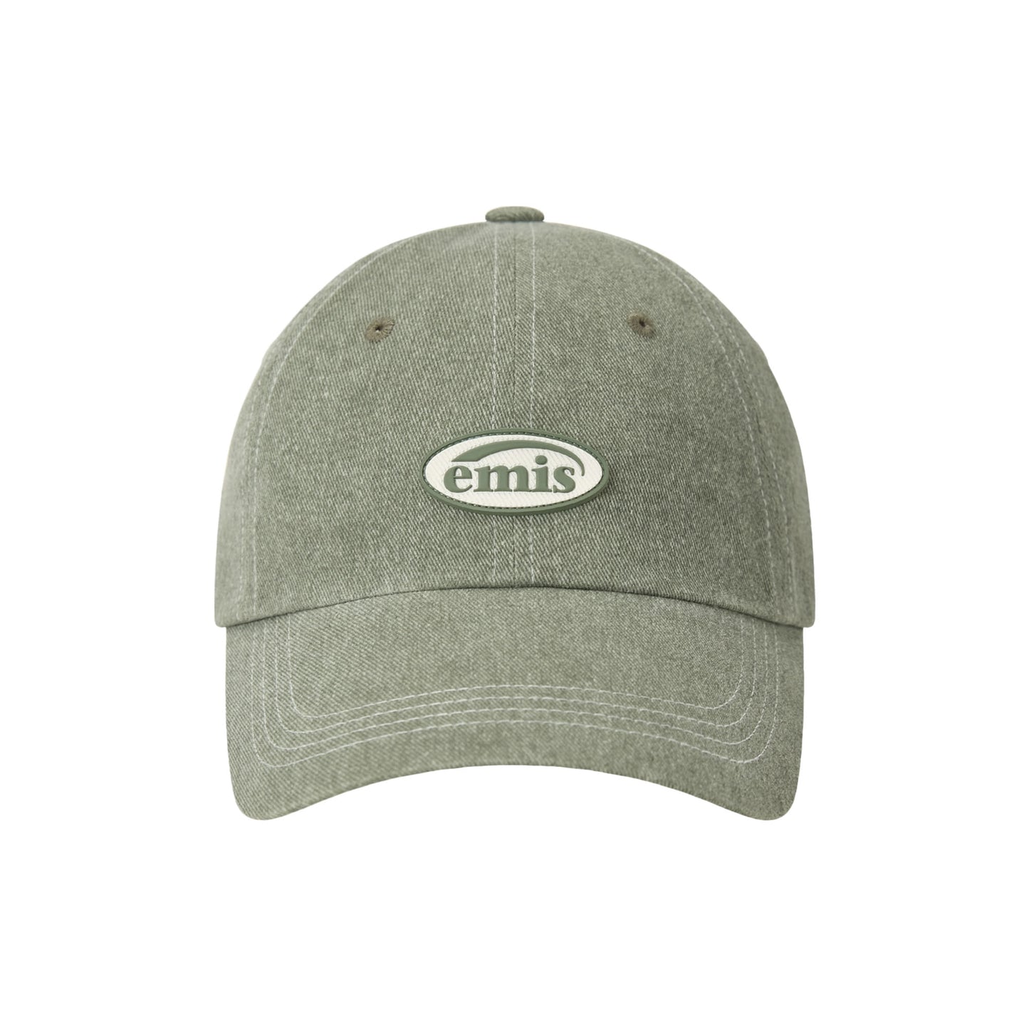 MINI RUBBER PATCH PIGMENT BALL CAP-OLIVE