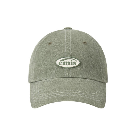 MINI RUBBER PATCH PIGMENT BALL CAP-OLIVE