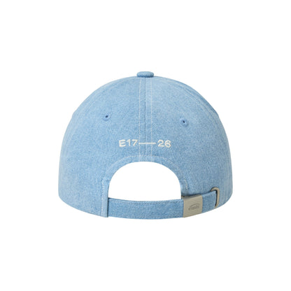 MINI RUBBER PATCH PIGMENT BALL CAP-PASTEL BLUE