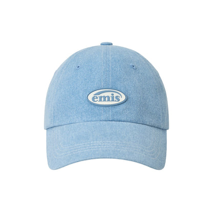 MINI RUBBER PATCH PIGMENT BALL CAP-PASTEL BLUE
