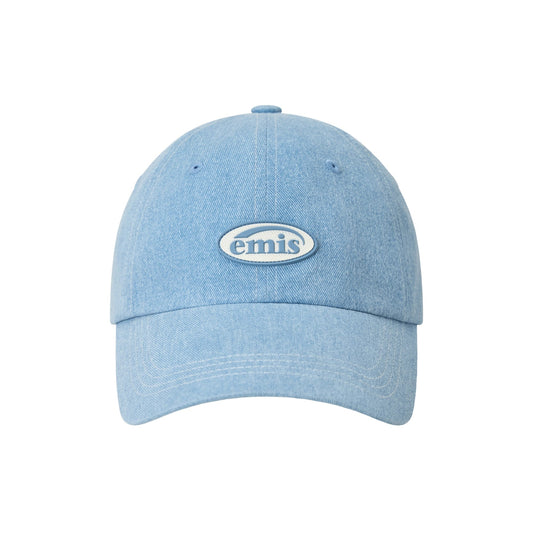 MINI RUBBER PATCH PIGMENT BALL CAP-PASTEL BLUE