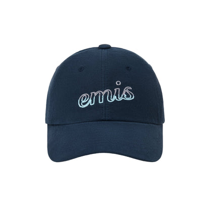 CHAIN STITCH BALL CAP-NAVY