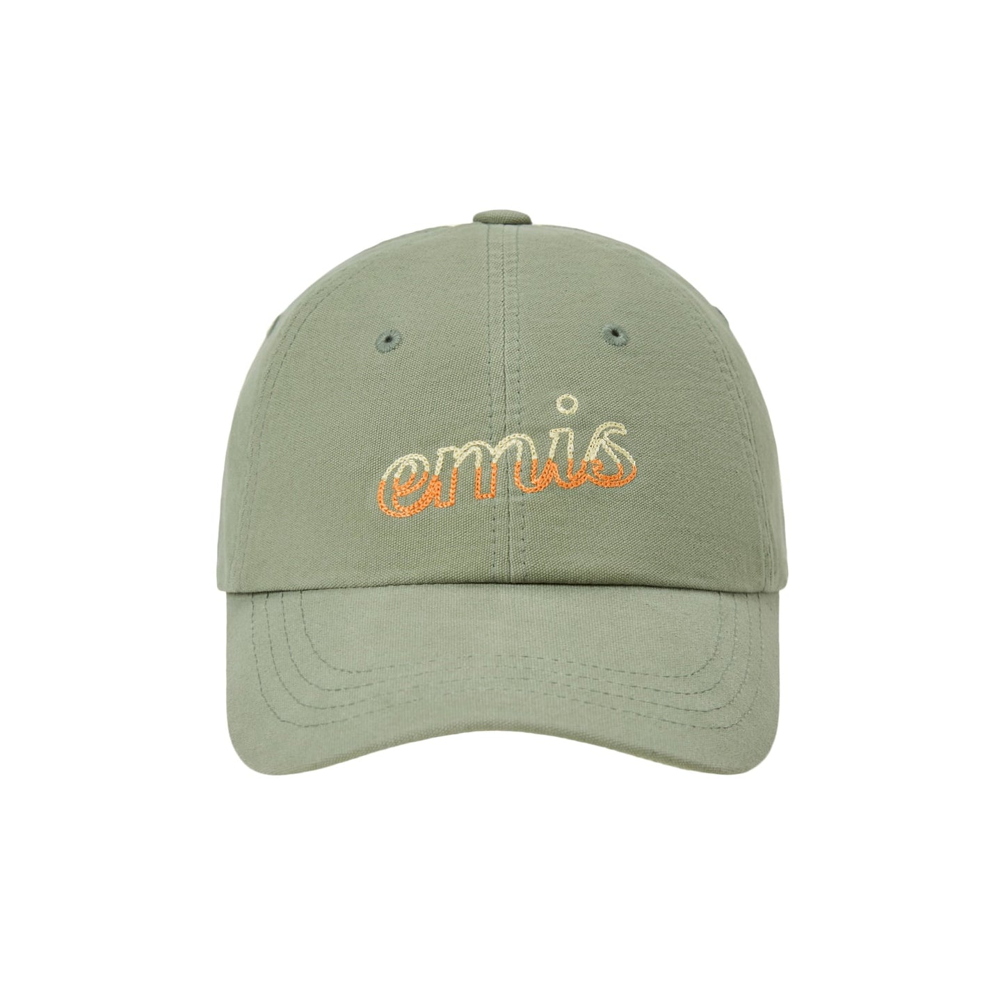 CHAIN STITCH BALL CAP-OLIVE
