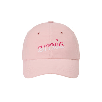 CHAIN STITCH BALL CAP-PINK
