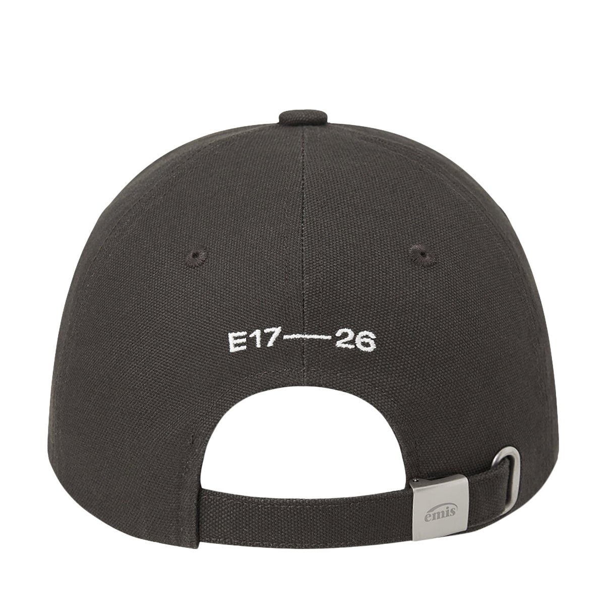 METAL LOGO BALL CAP-GRAY