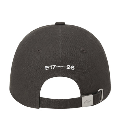 METAL LOGO BALL CAP-GRAY