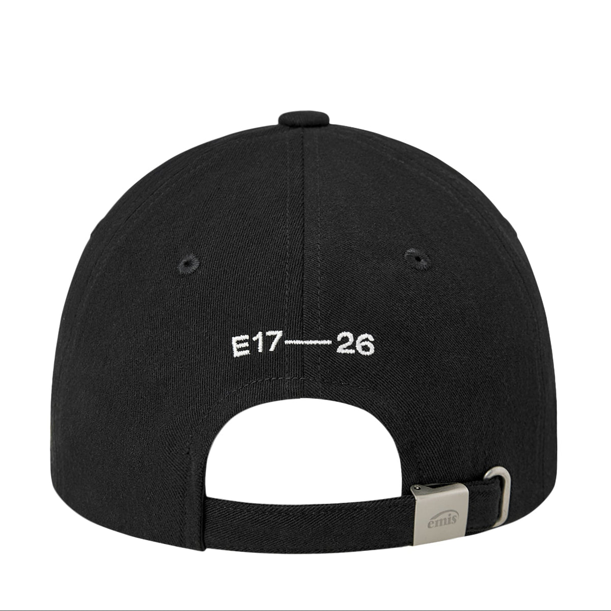 SMALL LINE PATCH BALL CAP-BLACK