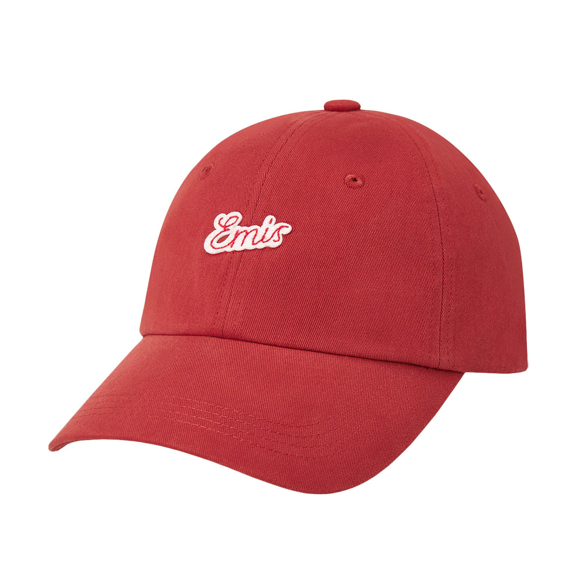 SMALL LINE PATCH BALL CAP-RED