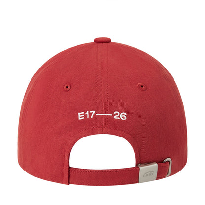 SMALL LINE PATCH BALL CAP-RED