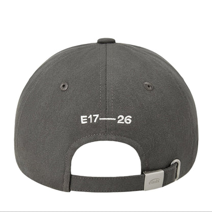 SMALL LOGO BALL CAP-GRAY