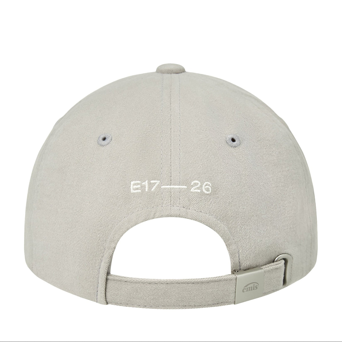 MINI RUBBER PATCH BRUSHED BALL CAP-LIGHT GRAY