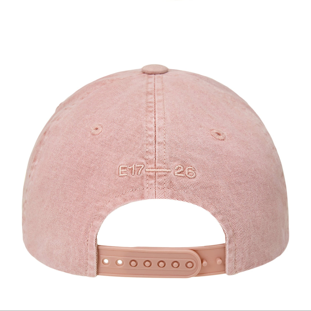 LOGO PRINT PIGMENT DYEING BALL CAP-PINK