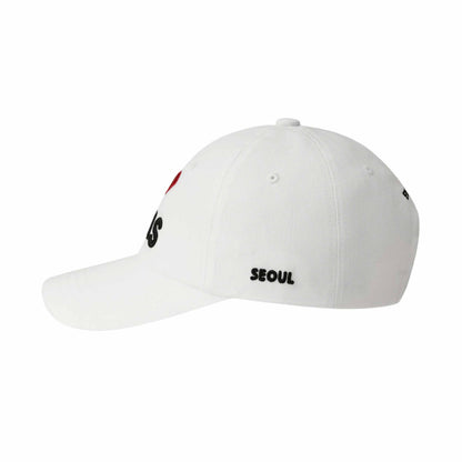 I LOVE EMIS BALL CAP (SEL)-WHITE