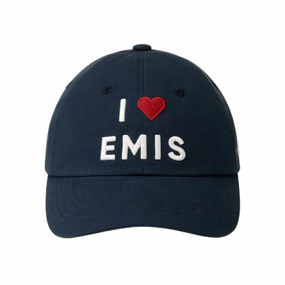 I LOVE EMIS BALL CAP (SEL)-NAVY